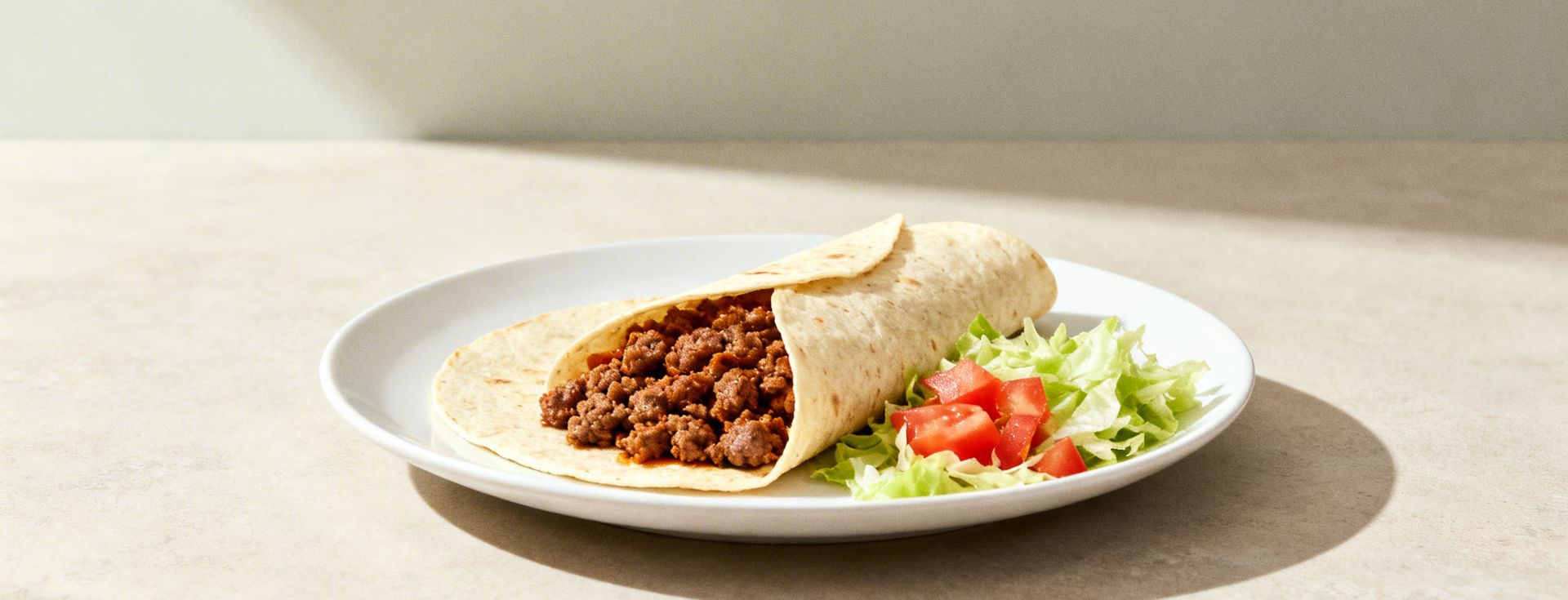 Sloppy Joe Tortilla Wraps